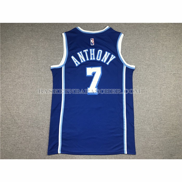 Maillot Los Angeles Lakers Carmelo Anthony NO 7 Classic 2021 Bleu